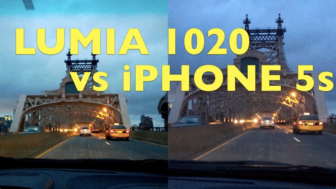 Тест видеокамеры iPhone 5S и Lumia 1020